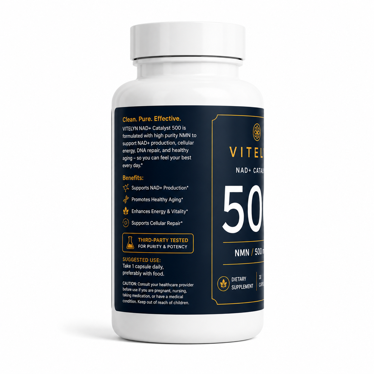 Vitelyn NAD+ Catalyst 500 — NMN 500mg | 30 Capsules — view 6